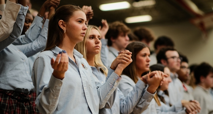 Students in Prayer